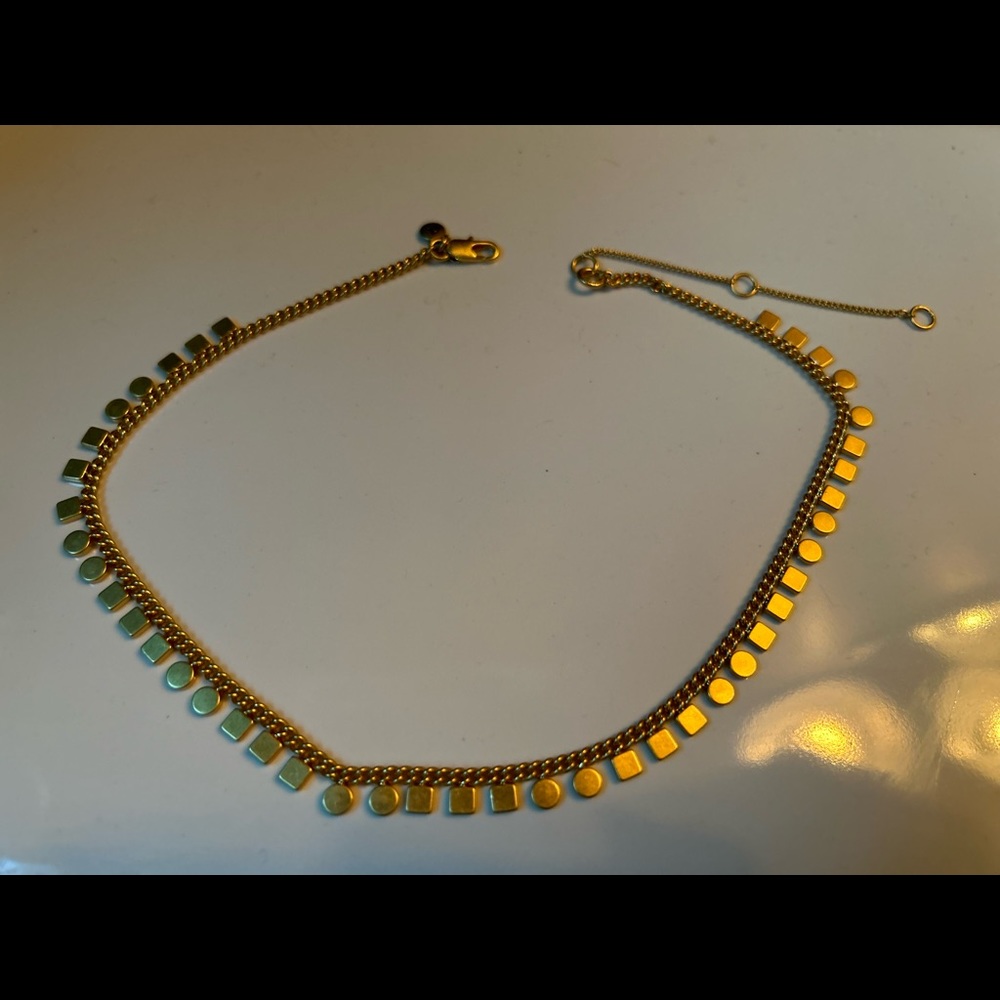 Madewell Geometric Gold Necklace